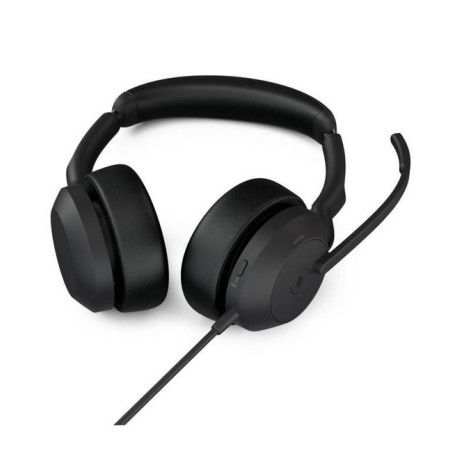 Jabra Evolve2 50 MS stereo USB-A cuffia con microfono cancellazione di rumore e ANC