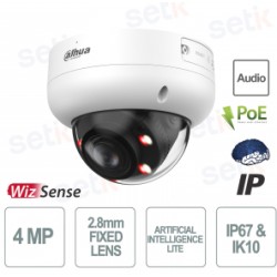 Dahua IPC-HDBW3449E-S-IL AI dome poE 4MP
