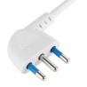 Multipresa 6 Posti Italiana Bipasso / Schuko con spina 16A angolata