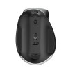 Mouse Ergonomico RGB Wireless + USB 2.4G Nero