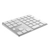 Tastierino Numerico BT V3.0 Wireless 34 Tasti Argento