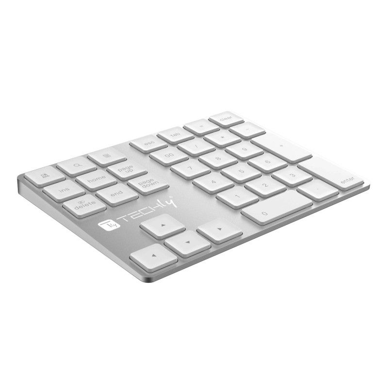 Tastierino Numerico BT V3.0 Wireless 34 Tasti Argento
