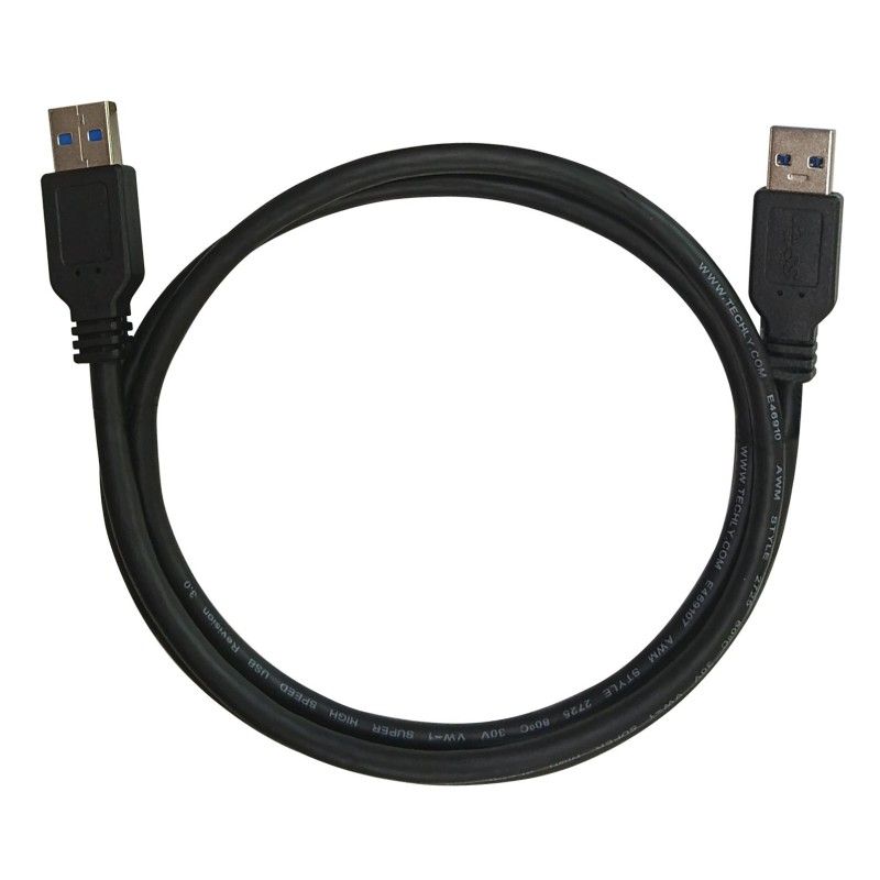 Cavo USB 3.2 A Maschio/A Maschio 1 m Nero 