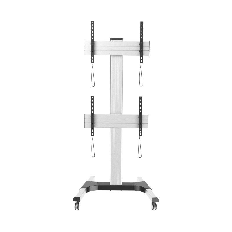 Supporto a Pavimento per 2 TV LCD/LED 32-60'' per Video Wall
