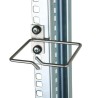 Anello Passacavi Laterale 80x80 mm in Metallo per Armadi Rack