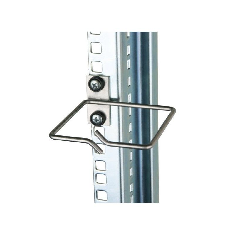 Anello Passacavi Laterale 80x80 mm in Metallo per Armadi Rack