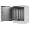 Armadio Rack 19'' a Pavimento 20U grigio IP66 Porta Cieca prof. 600 mm