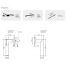 2N Fortis handle maniglia elettronica sinistra