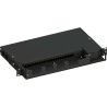 Cassetto ottico 19'' Pivot con Piastra Frontale per 24 LC Duplex/24 SC Simplex/24 E2000&reg; Simplex, Nero