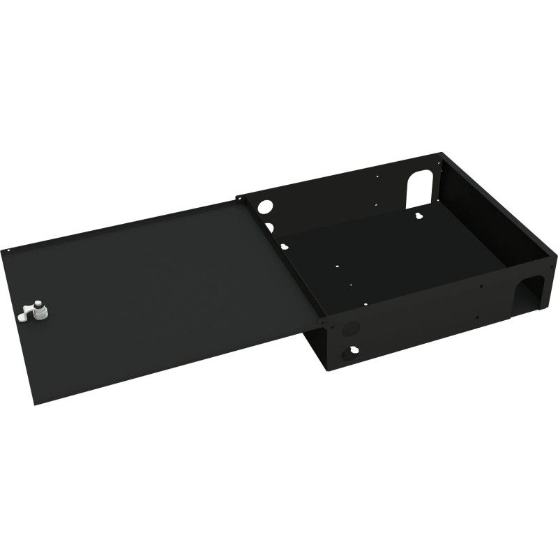 Box a Muro per Fibra Ottica Medium Nero