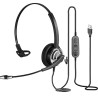 Cuffia USB cancellazione di rumore mono