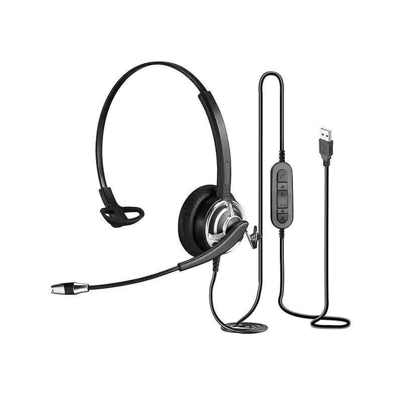 Cuffia USB cancellazione di rumore mono