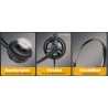 Cuffia USB cancellazione di rumore mono