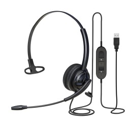 Cuffia USB cancellazione di rumore mono