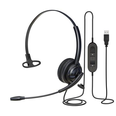 Cuffia USB cancellazione di rumore mono