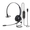 Cuffia USB cancellazione di rumore mono