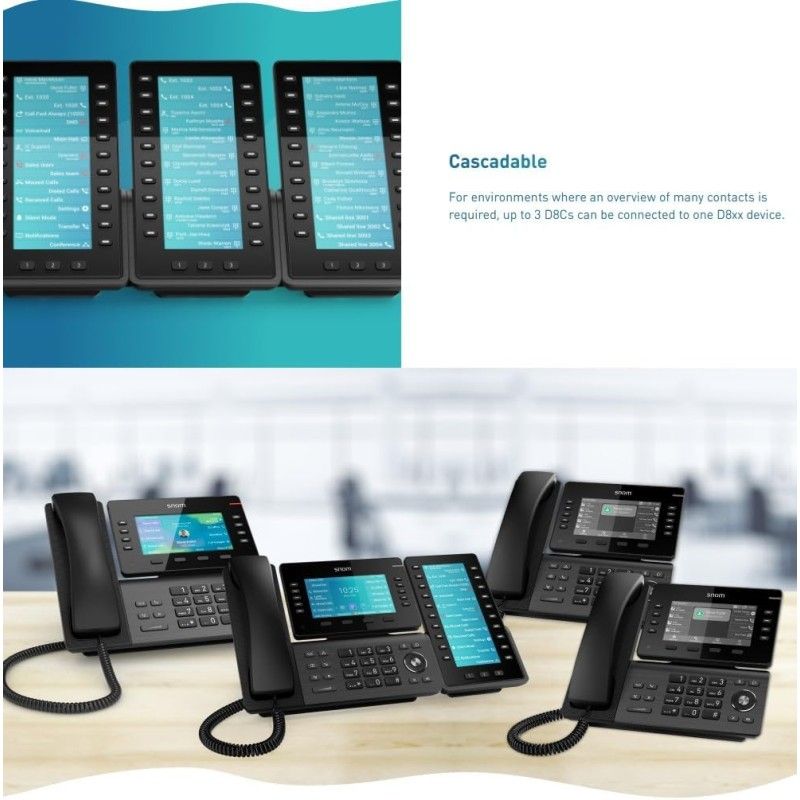 Snom D8C modulo 60 tasti aggiuntivi