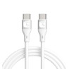 Cavo USB-C&trade; Maschio/Maschio USB 2.0 in Silicone 1m Bianco