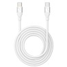 Cavo USB-C&trade; Maschio/Maschio USB 2.0 in Silicone 1m Bianco