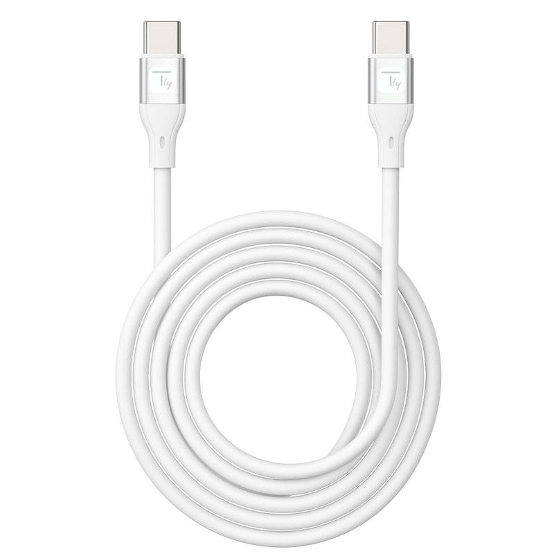 Cavo USB-C&trade; Maschio/Maschio USB 2.0 in Silicone 1m Bianco