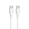 Cavo USB-C&trade; Maschio/Maschio USB 2.0 in Silicone 1m Bianco