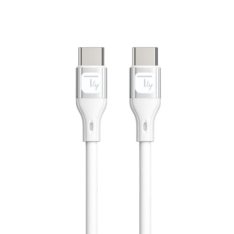 Cavo USB-C&trade; Maschio/Maschio USB 2.0 in Silicone 1m Bianco