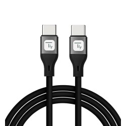 Cavo USB-C&trade; Maschio/Maschio USB 2.0 in Silicone 1m Nero