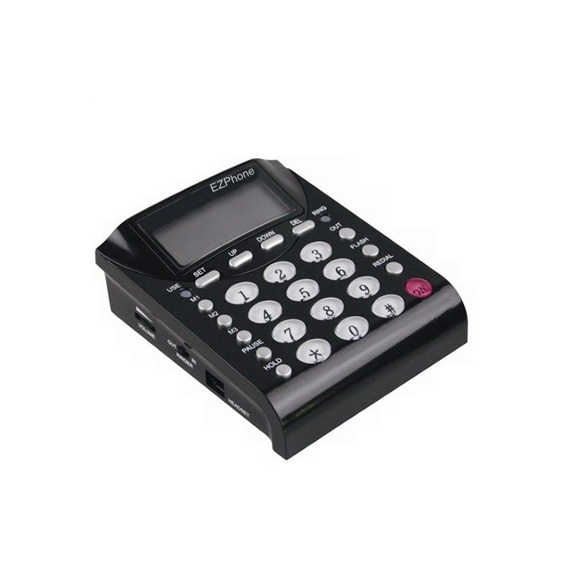 Telefono fisso EZD-605 con cuffia mono auricolare Ezlight Pro 