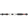Connettore Elettrico Impermeabile per Cavo IP68 da Esterno Lunghezza 7.5 cm