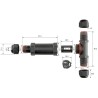 Raccordo di Connessione a T Impermeabile IP68 per Cavo Elettrico