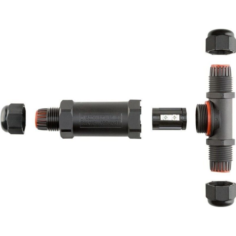 Raccordo di Connessione a T Impermeabile IP68 per Cavo Elettrico