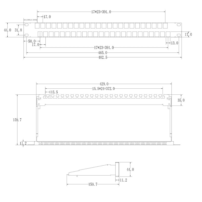 Supporto a Pavimento per 2 TV LED/LCD 25-55'' per Video Wall