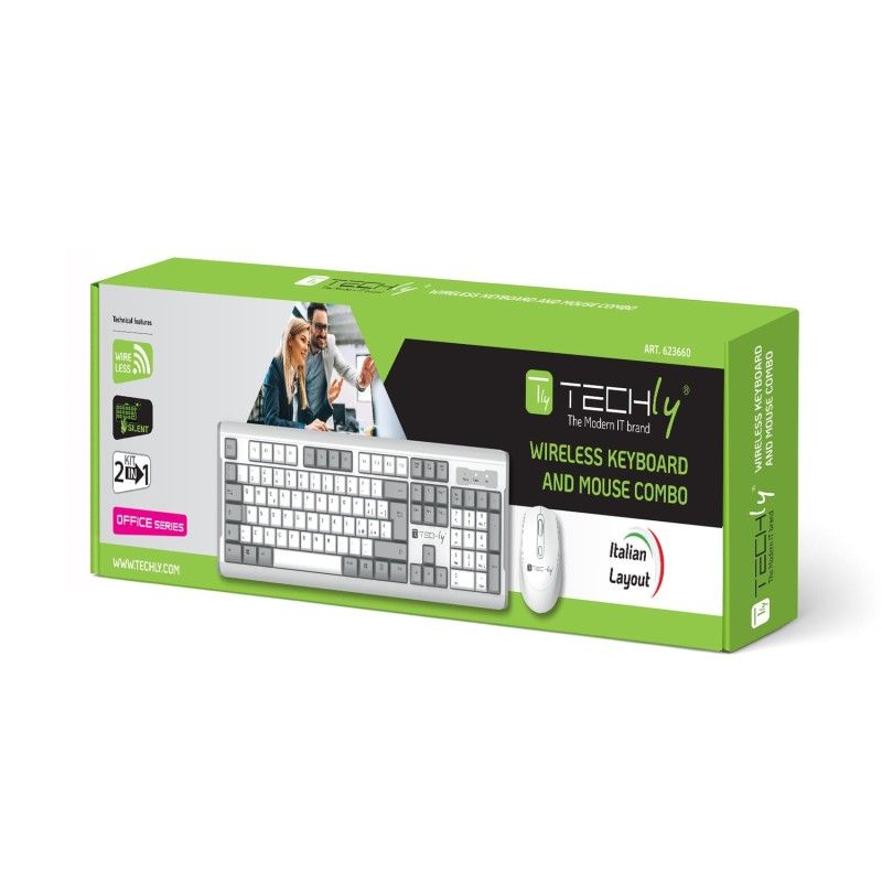 Kit Tastiera e Mouse 1600 Dpi 