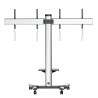 Supporto a Pavimento per 2 TV LED/LCD 25-55'' per Video Wall