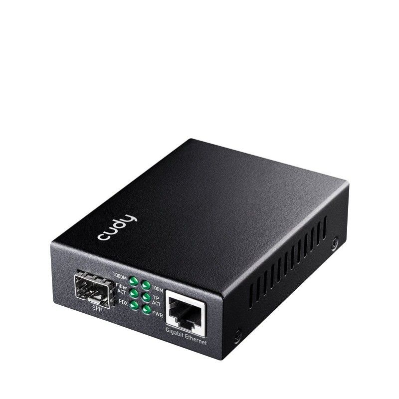 Convertitore Multimediale RJ45 10/100/1000 Gigabit Ethernet Slot SFP