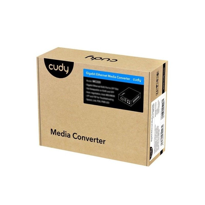 Convertitore Multimediale RJ45 10/100/1000 Gigabit Ethernet Slot SFP