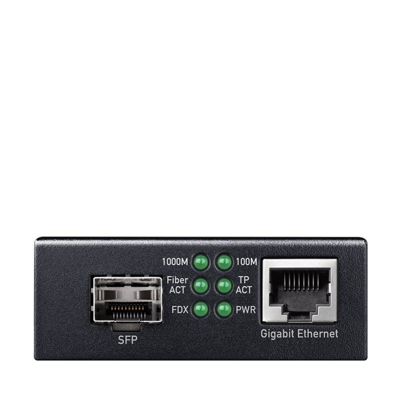 Convertitore Multimediale RJ45 10/100/1000 Gigabit Ethernet Slot SFP