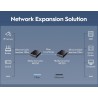 Convertitore Multimediale RJ45 10/100/1000 Gigabit Ethernet Slot SFP