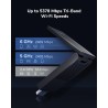 Adattatore USB 3.0 Wi-Fi 6E Triband AX5400 Nero