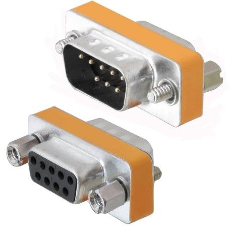 Gender Changer D-SUB 9 pin M/F Null Modem