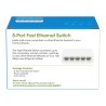 Switch Hub Office 10/100 Mbps Fast Ethernet 5 Porte