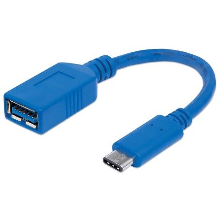 Cavo Superspeed USB A Femmina USB-C&trade; Maschio 15cm Blu