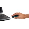 Mouse Ottico Wireless con Micro Ricevitore USB 1000 Dpi Nero/Azzurro