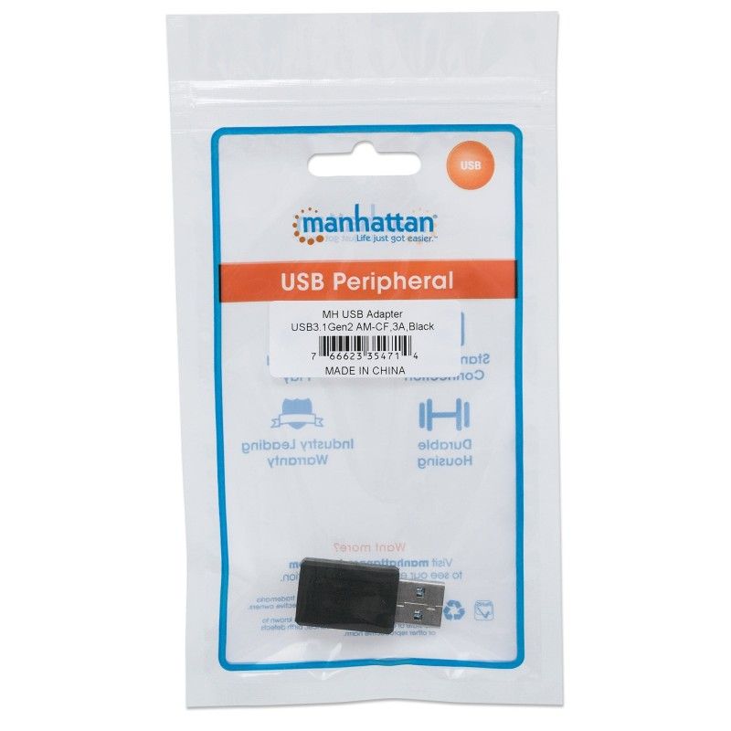 Adattatore Convertitore USB3.1 Gen2 USB A Maschio a USB-C&trade; Femmina