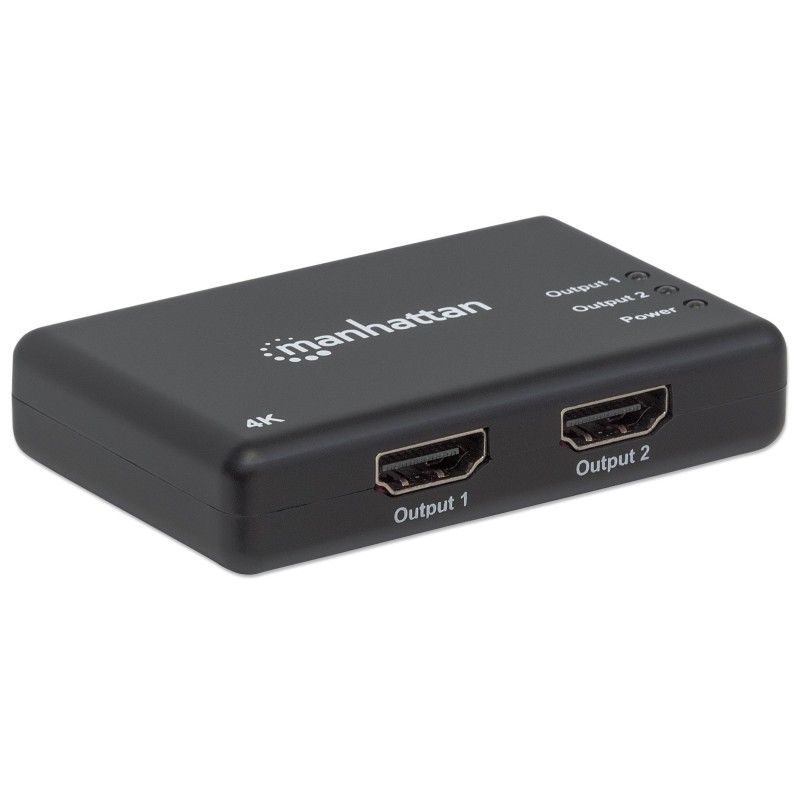 Splitter HDMI 4K UHD 3D con LED 2 vie