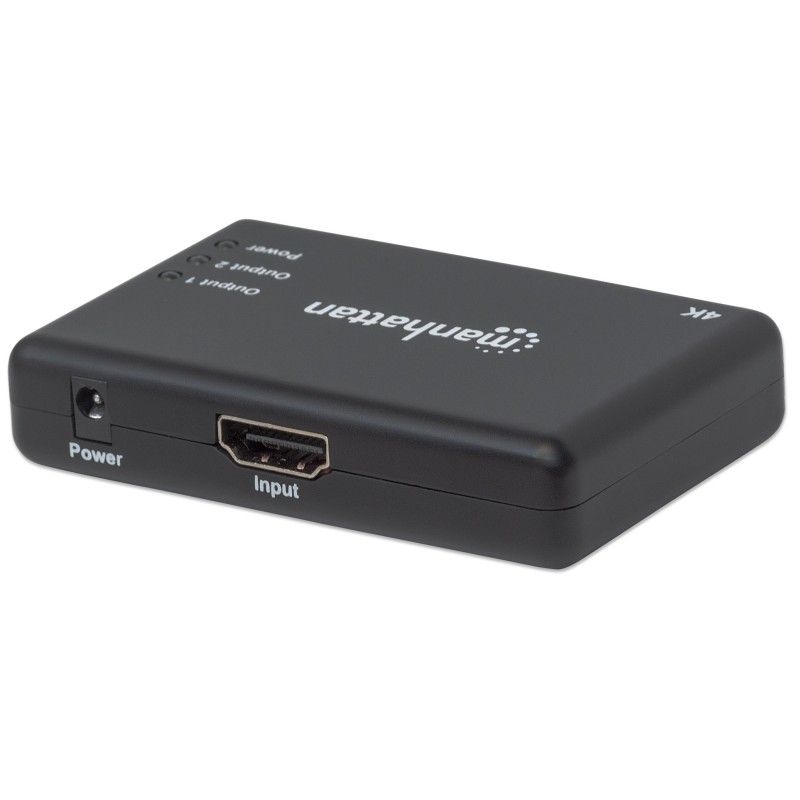 Splitter HDMI 4K UHD 3D con LED 2 vie