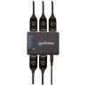 Splitter HDMI 4K UHD 3D con LED 4 vie