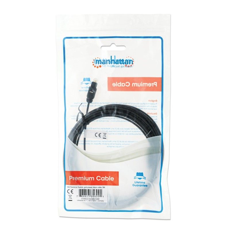 Cavo Audio Ottico Digitale Toslink 5m