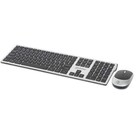 Kit Tastiera e Mouse 1200 Dpi Wireless, MWK7400