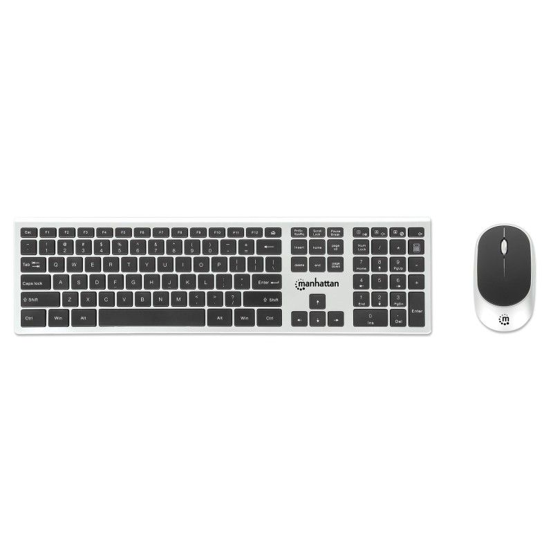 Kit Tastiera e Mouse 1200 Dpi Wireless, MWK7400